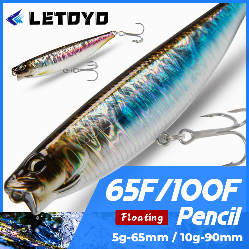 Fishing Lure Swimbait - LETOYO 65Mm 5G/90Mm 10G Oppervlak Potlood