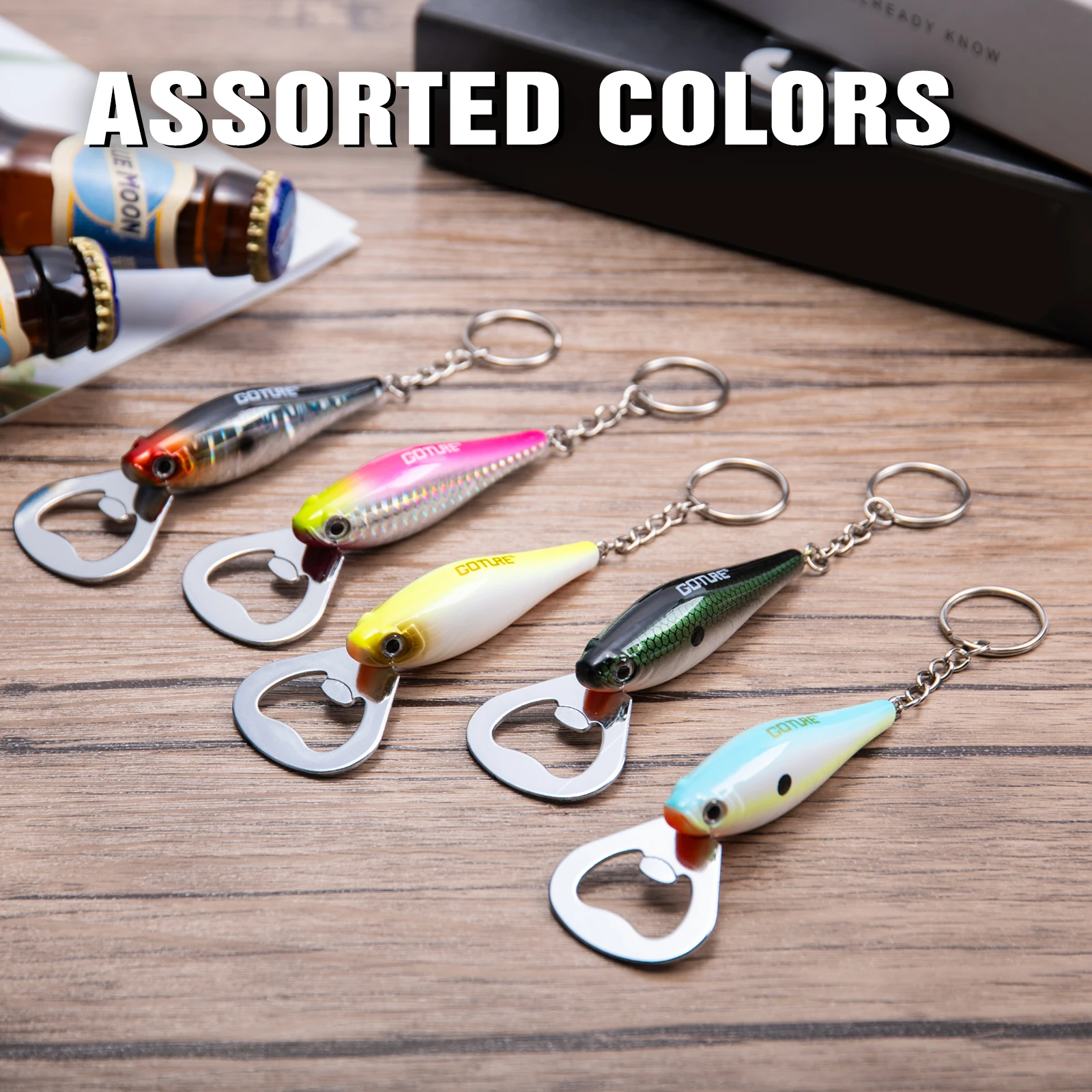 Fishing Lure Kit - Goture 1 stks Vissen Lokken Flesopener