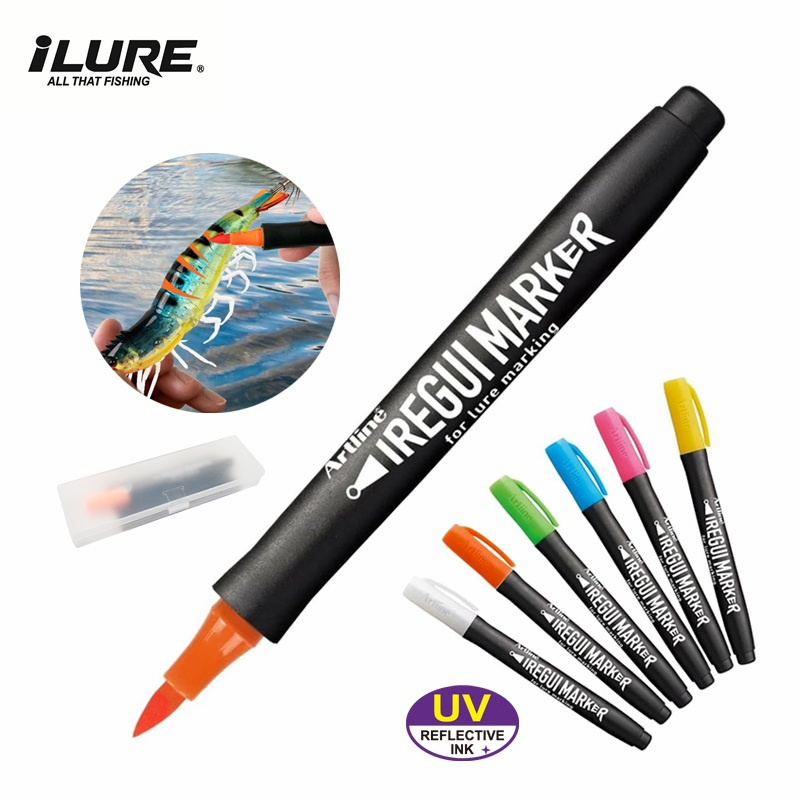 Fishing Lure Soft Plastic - Nieuwe visgereedschap UV fluorescerende verfpen voor