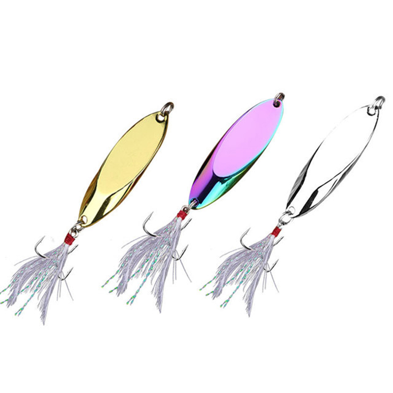 Fishing Lure Spinner - 1 st 2.5g-35g Metalen Lepel Lokken