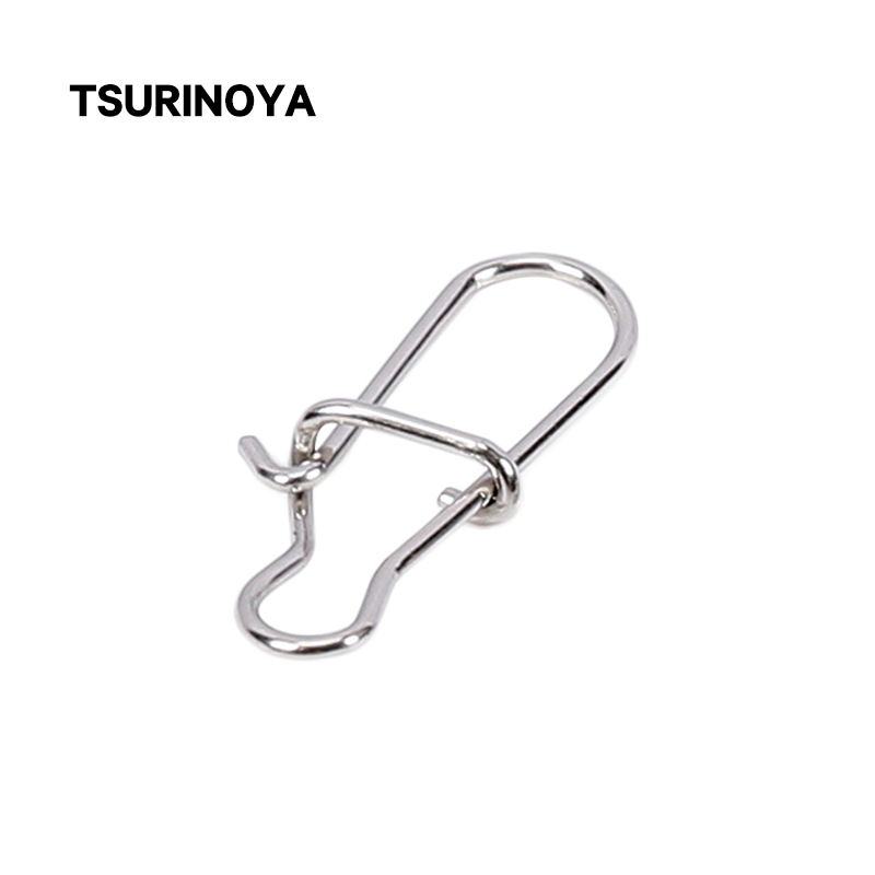 Fishing Lure Accessories - Tsurinoya Rvs Vissen Snaps 50 Pcs