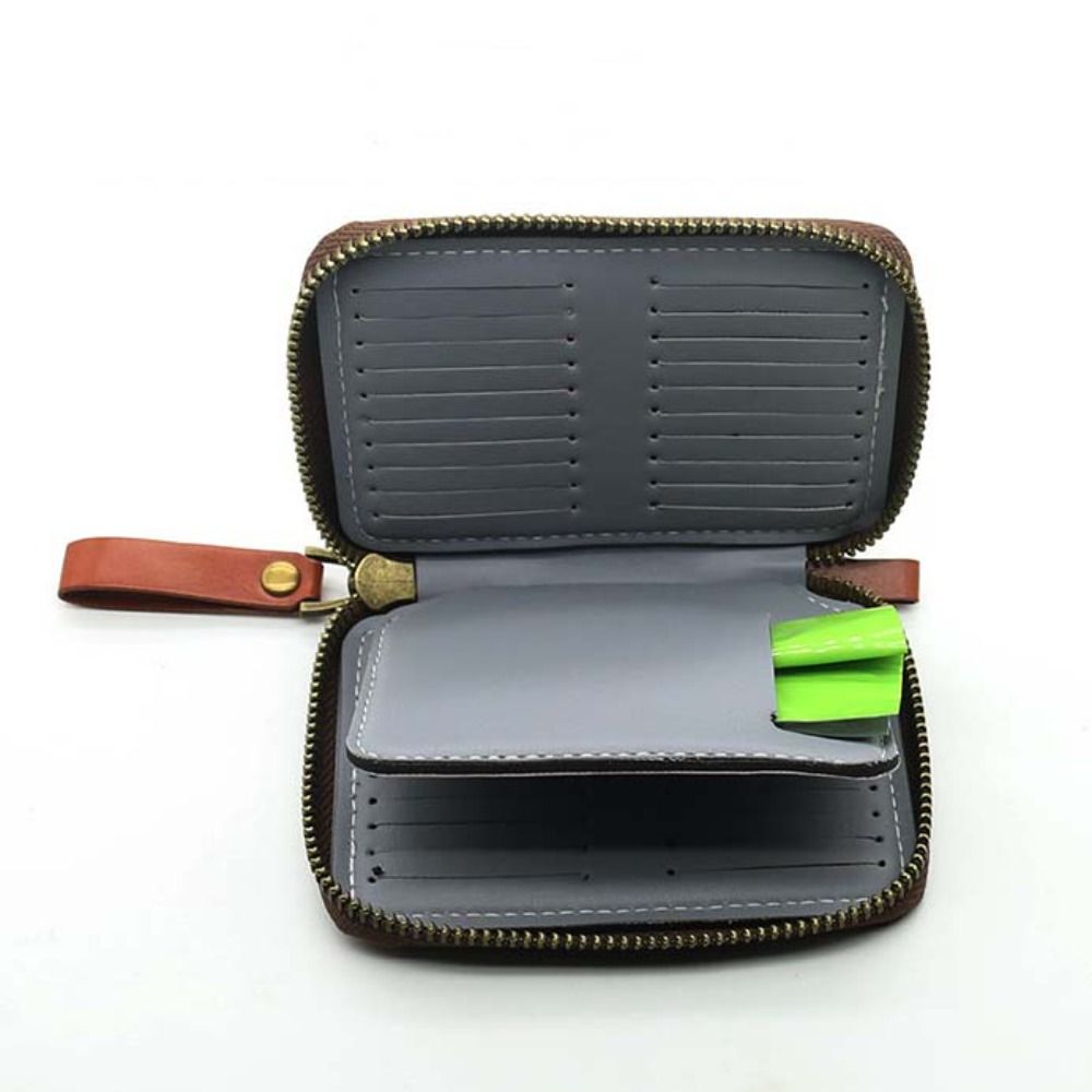 Fishing Lure Spinner - PU lederen portemonnee tas voor kunstaas,