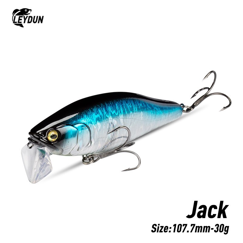 Fishing Lure Spinnerbait - I-JACK Minnow Vissen Lokt 107.7mm 30g