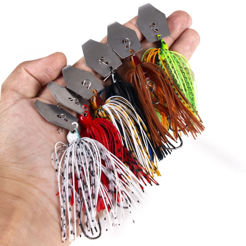 Fishing Lure Crankbait - 6 stks/set Chatterbait Kunstaas Kit Spinner