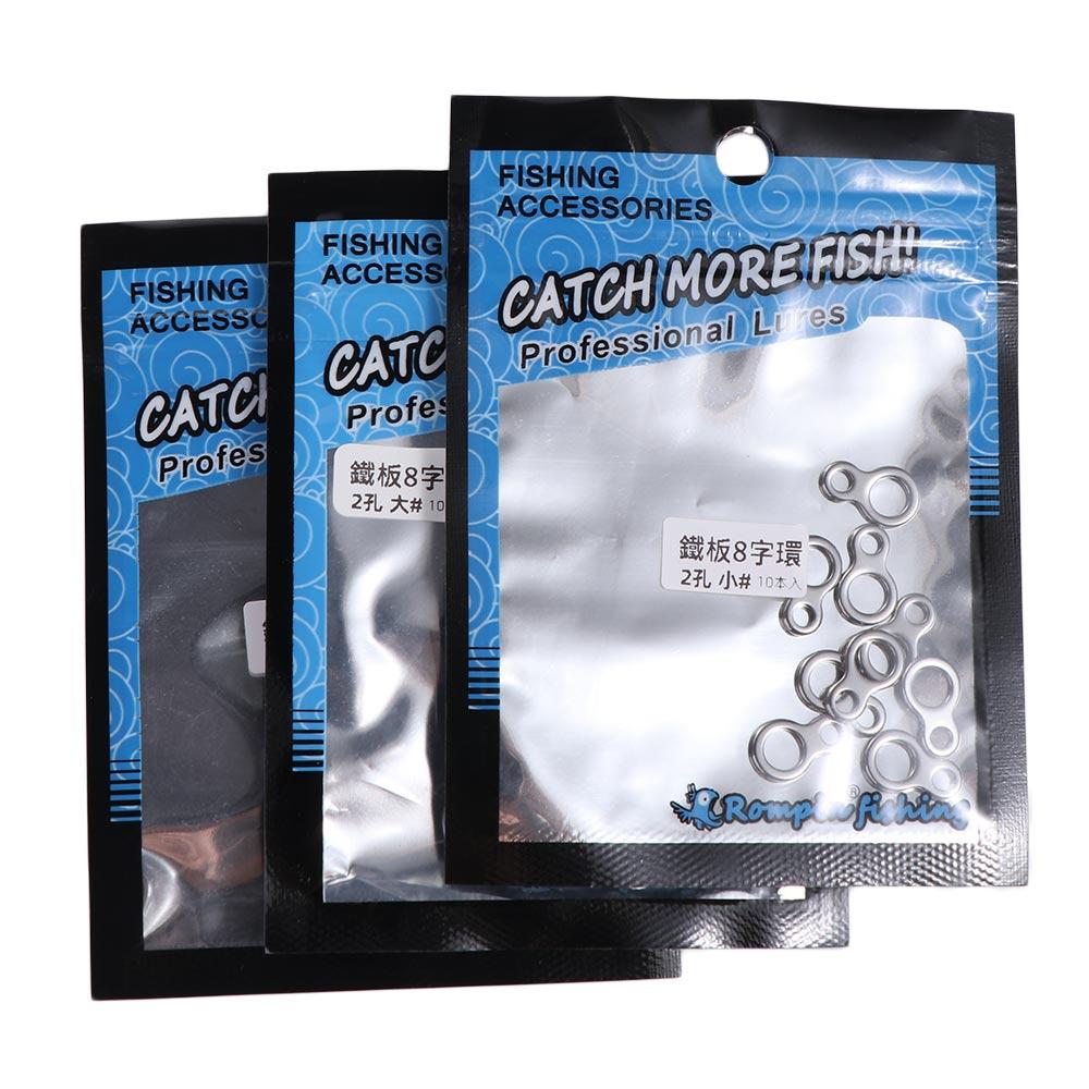 Fishing Lure Jig - 10 Stuks Rvs Vissen Solid Ring