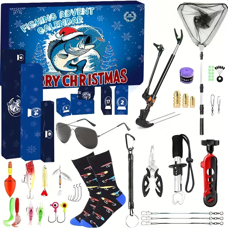 Fishing Lure Accessories - Vissen Adventskalender 2025 voor mannen Visserijgereedschap