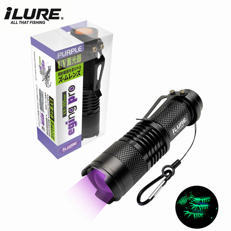 Fishing Lure Jig - Mini UV Zaklamp 395nm Ultraviolet Vissen
