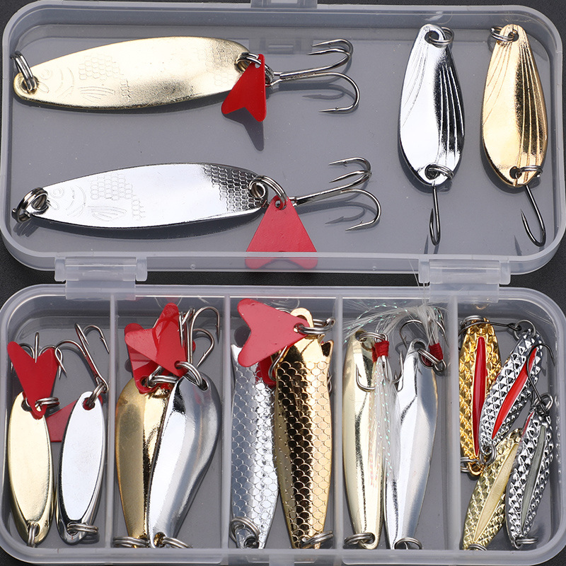 Fishing Lure Spinnerbait - Vislokset 16-delige set trollen jiggen lokmiddel