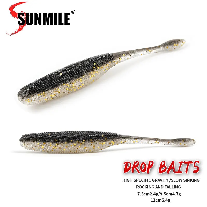 Fishing Lure Swimbait - SUNMILE Vissen Lokt Drop Zacht Aas