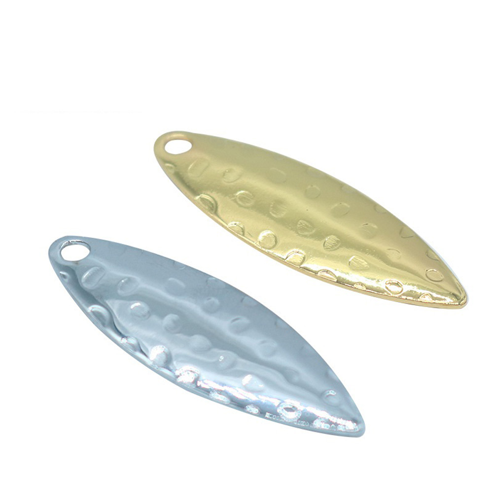 Fishing Lure Spinner - 10 stuks/lot Wilgenblad Pailletten Oppervlak DIY