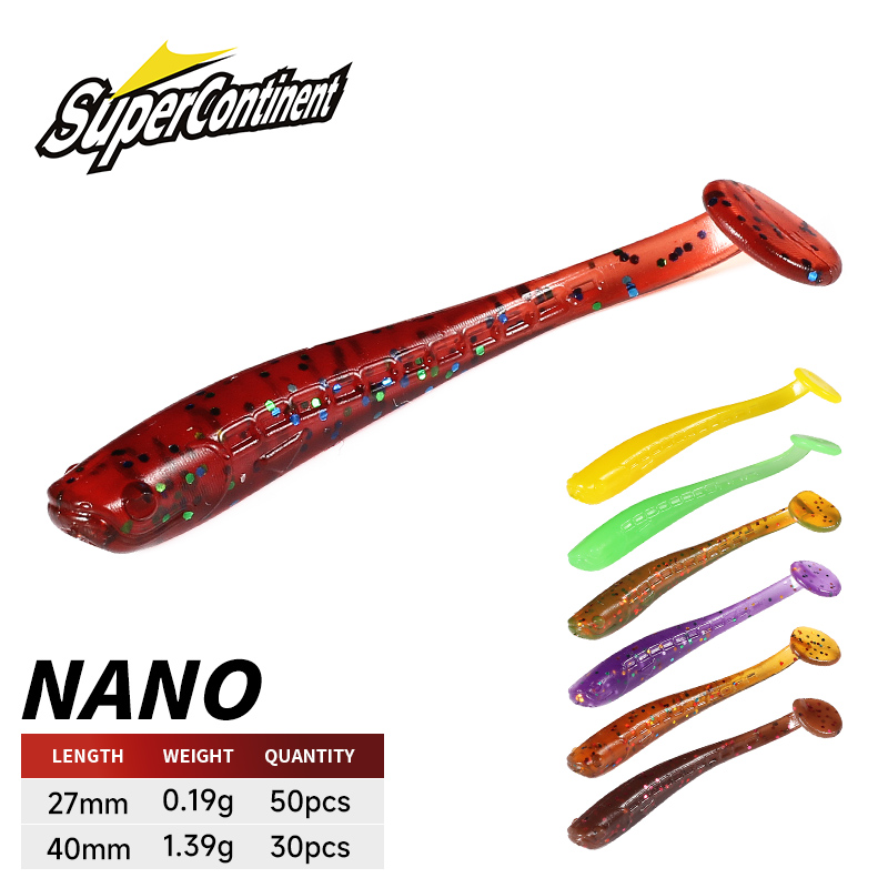 Fishing Lure Soft Plastic - Supercontinent zacht aas nieuwe minnow 4