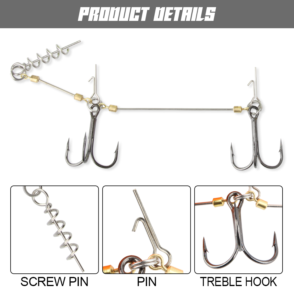 Spinpoler Pike Stinger Rig Hoo - Fishing Lure Swimbait recensie en prijs
