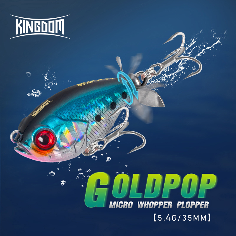Kingdom Propeller Topwater Pop - Fishing Lure Popper recensie en prijs