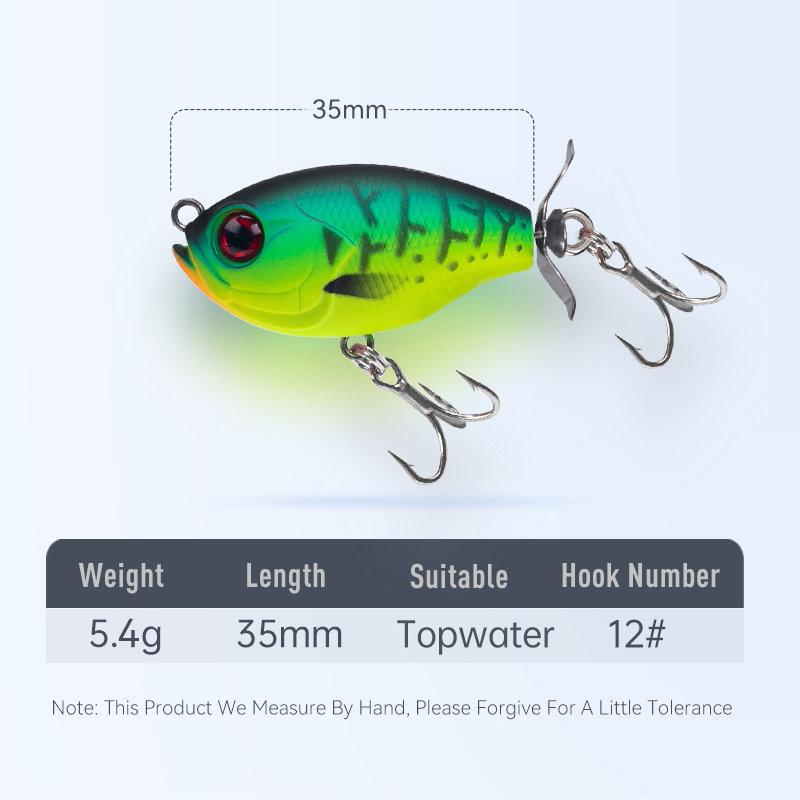 Kingdom Propeller Topwater Pop - Fishing Lure Popper recensie en prijs