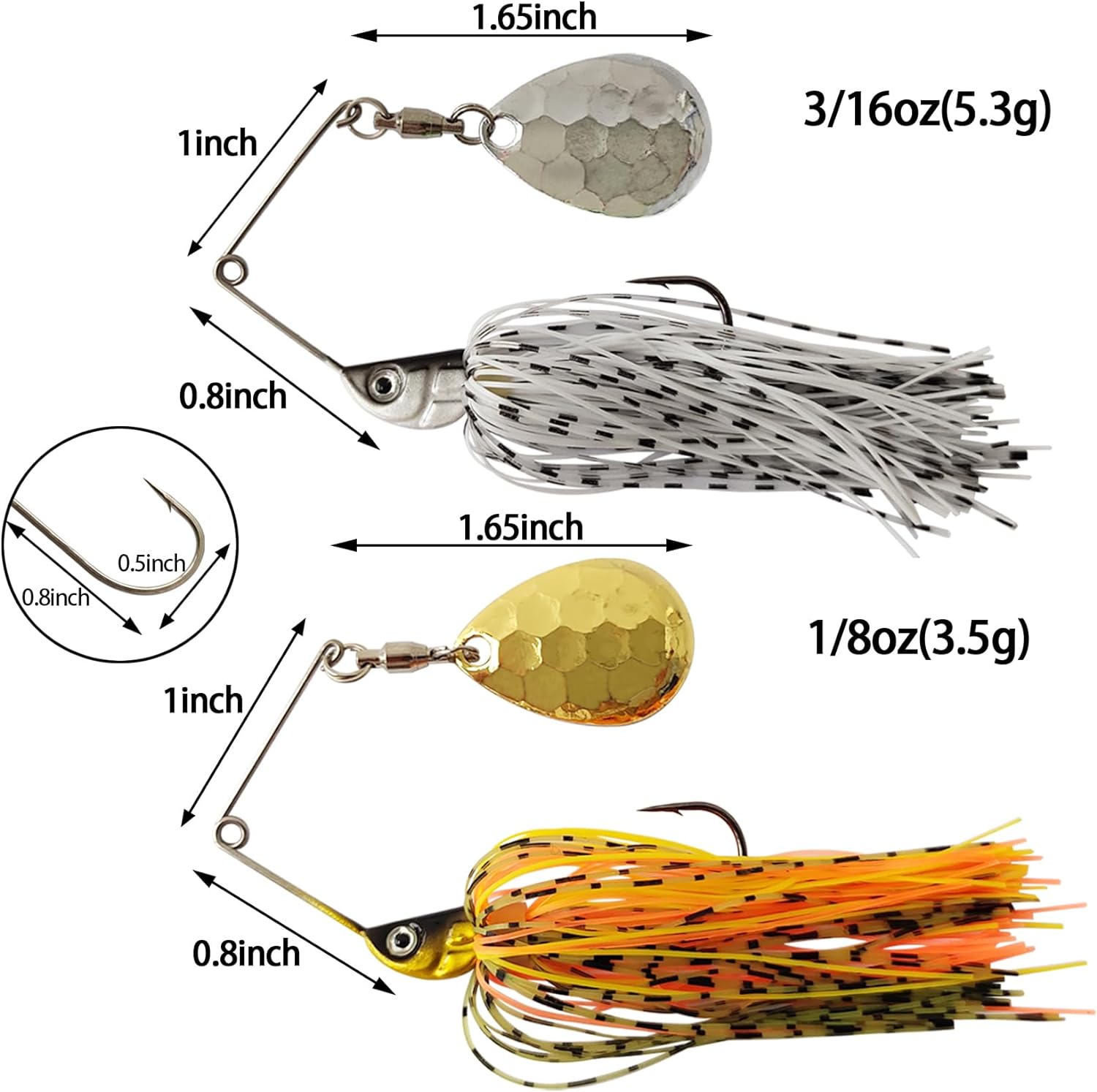 Eupheng Spinner Aas Lepel Draa - Fishing Lure Spinner recensie en prijs