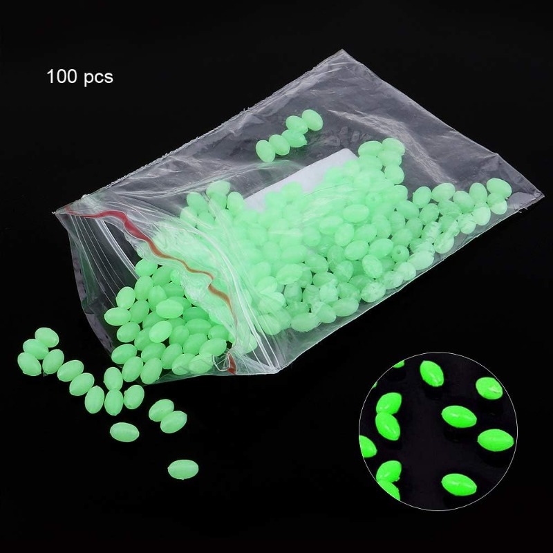 100 stks/partij Ovale Nacht Li - Fishing Lure Topwater recensie en prijs