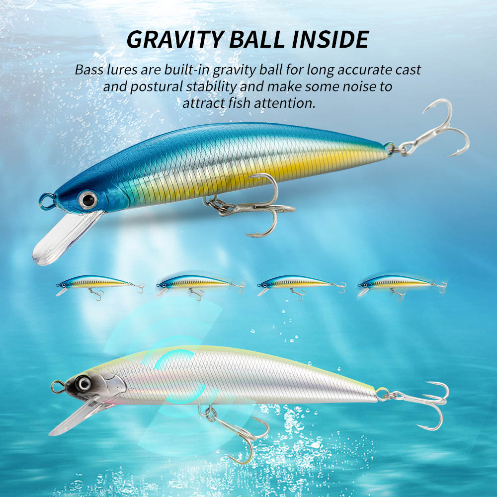 Vissen Lokken Sinking Minnow 1 - Fishing Lure Jerkbait recensie en prijs