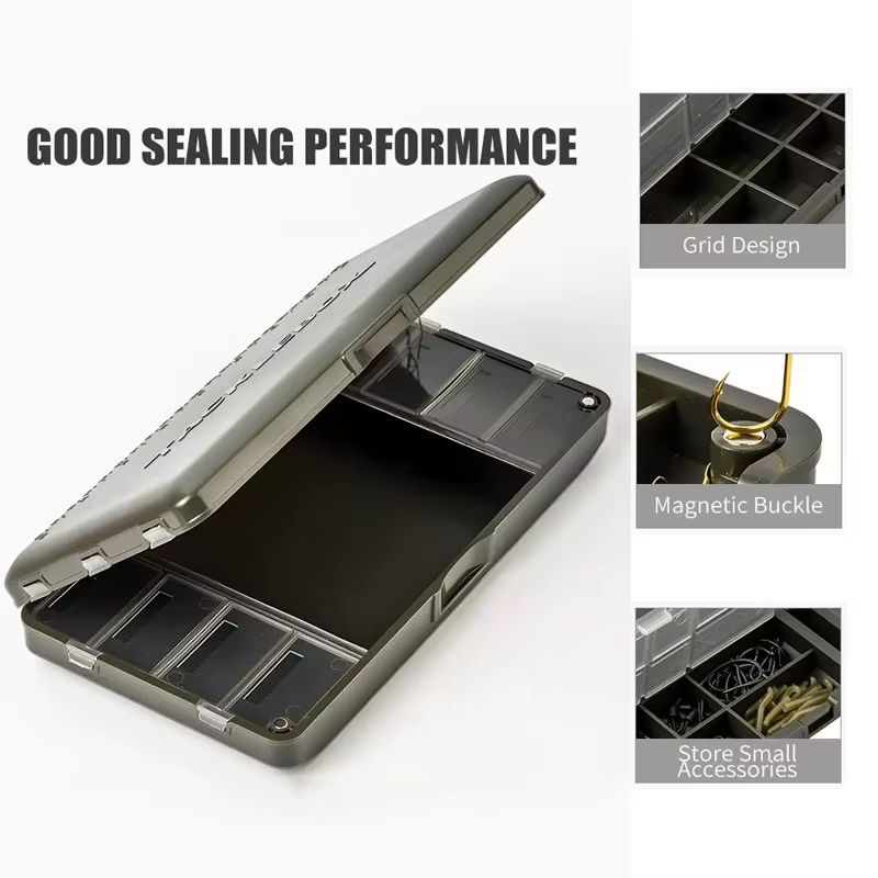 Harde PVC-visgereidoos met gro - Fishing Lure Kit recensie en prijs