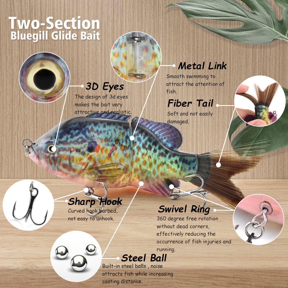 13Cm/33G Bionische tweedelige  - Fishing Lure Popper recensie en prijs