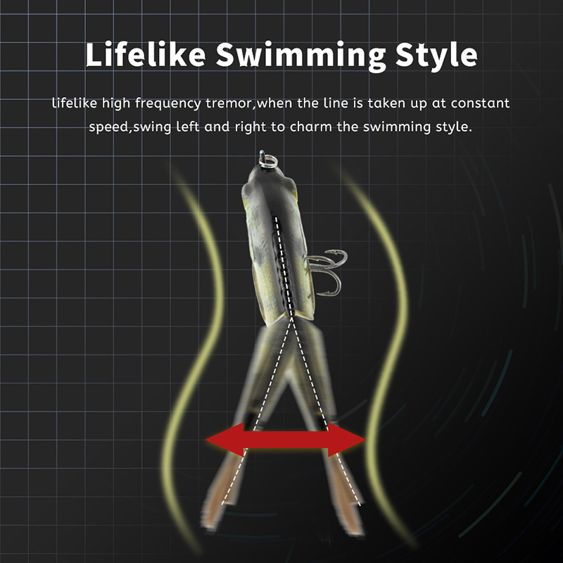 13Cm/33G Bionische tweedelige  - Fishing Lure Popper recensie en prijs