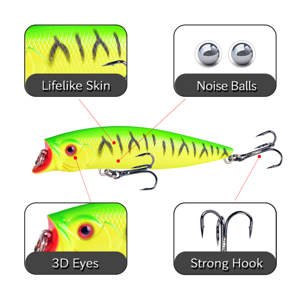 1 stks Kunstaas Hoge Kwaliteit - Fishing Lure Popper recensie en prijs