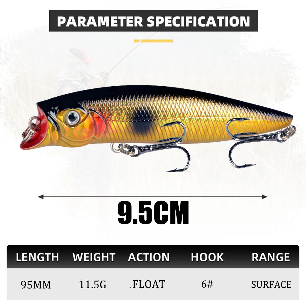 1 stks Kunstaas Hoge Kwaliteit - Fishing Lure Popper recensie en prijs
