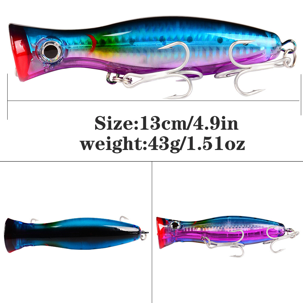 PROBEROS 1 st 13 cm 43g Popper - Fishing Lure Popper recensie en prijs