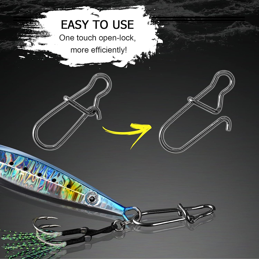 50 Stuks Crankbait Snaps Rvs D - Fishing Lure Crankbait recensie en prijs
