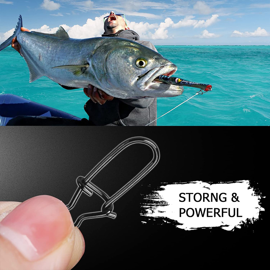 50 Stuks Crankbait Snaps Rvs D - Fishing Lure Crankbait recensie en prijs