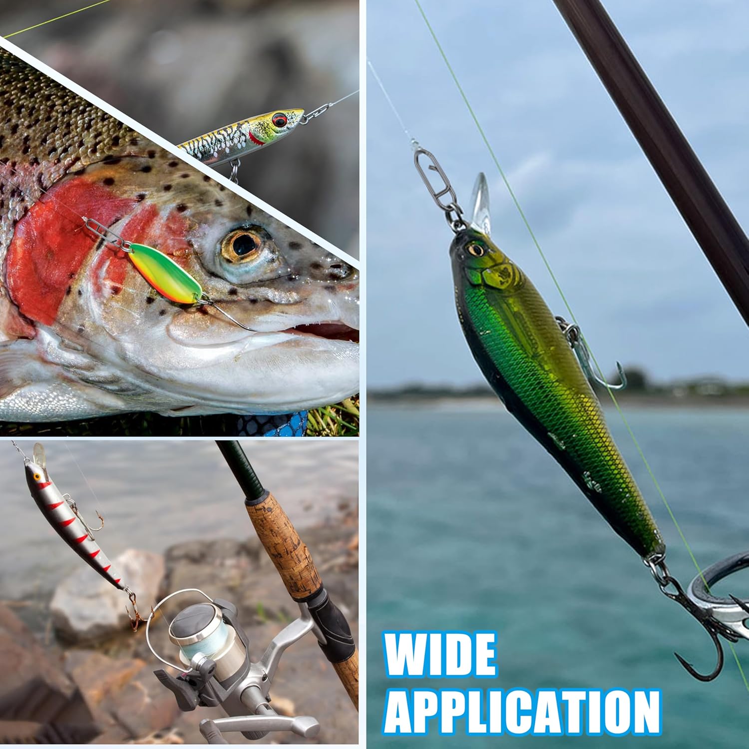 9KM Vissen Snap Kit 110pcs Pow - Fishing Lure Kit recensie en prijs