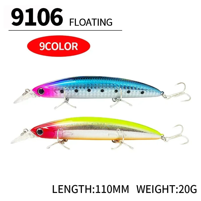 Drijvende Minnow Vissen Lokt 1 - Fishing Lure Spinnerbait recensie en prijs