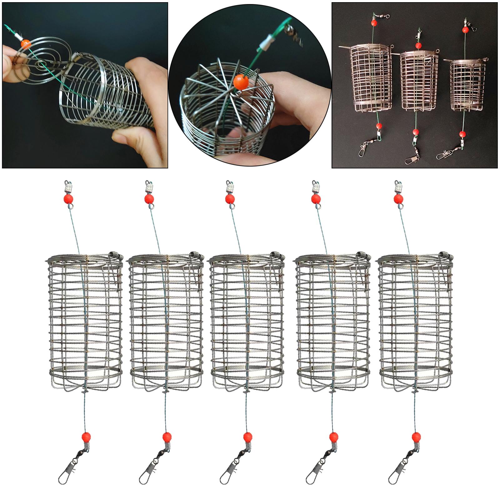 5x Solid Fishing Feeder Cage T - Fishing Lure Topwater recensie en prijs