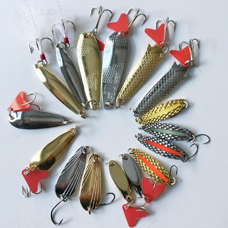 Vislokset 16-delige set trolle - Fishing Lure Spinnerbait recensie en prijs