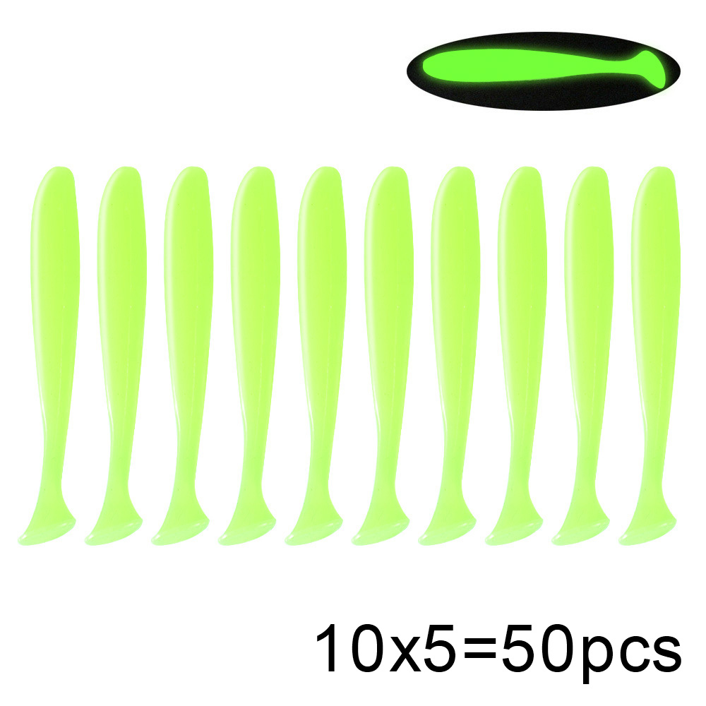 QXO 50 stks/partij Swimbait Za - Fishing Lure Soft Plastic recensie en prijs