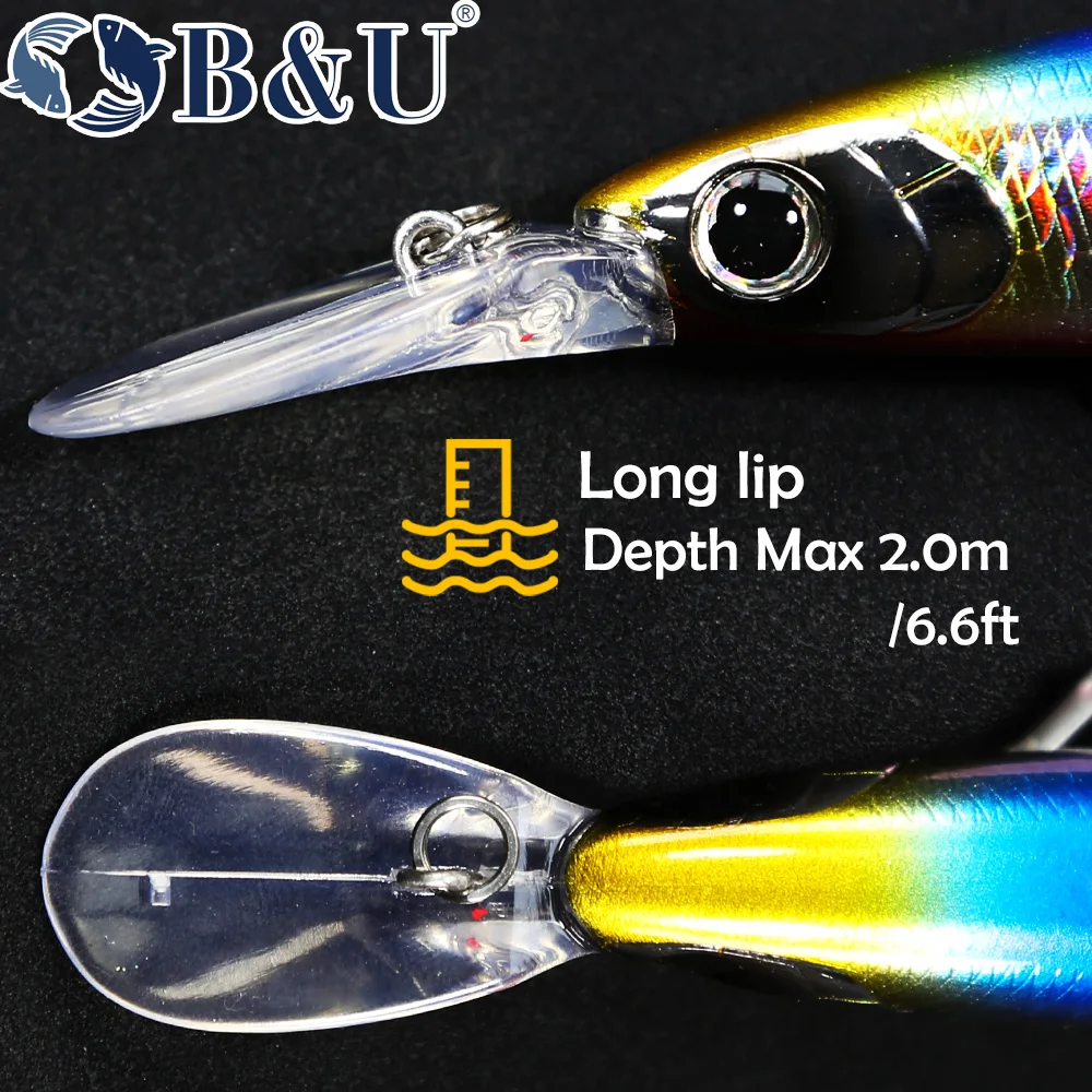 B&U 125mm Sinking Minnow Zeevi - Fishing Lure Jerkbait recensie en prijs