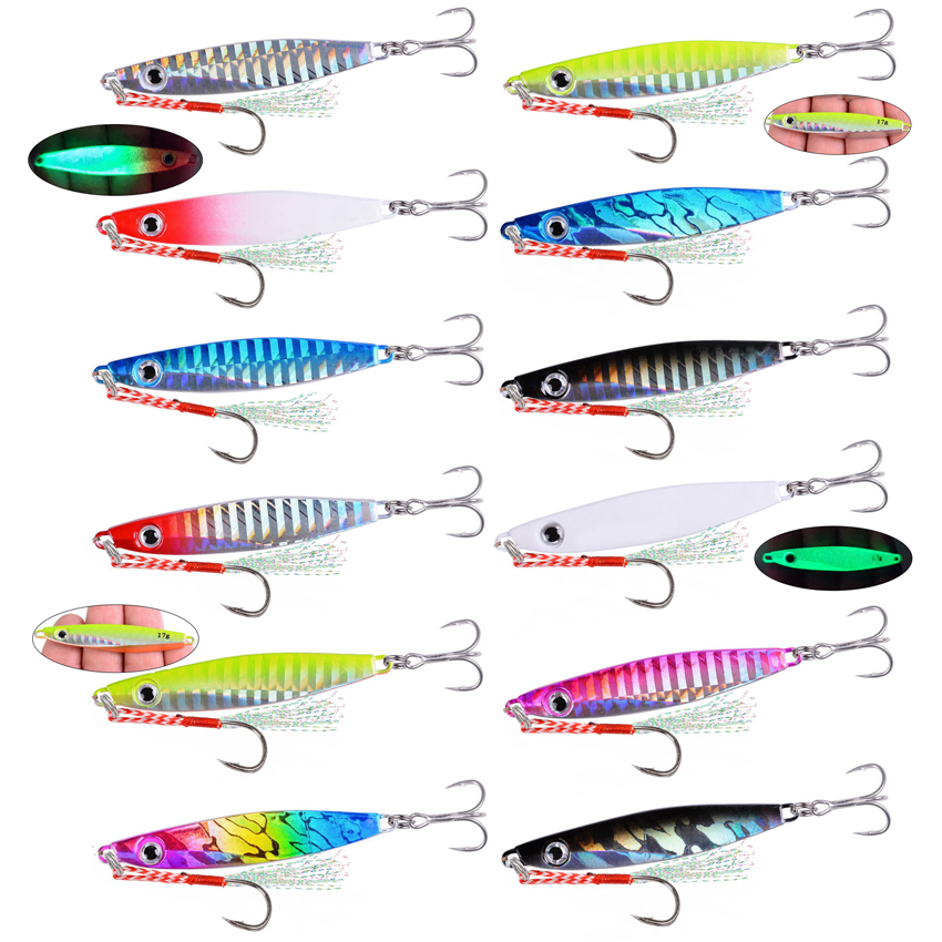 12Pcs Vissen Metalen Kunstaas  - Fishing Lure Blade Bait recensie en prijs