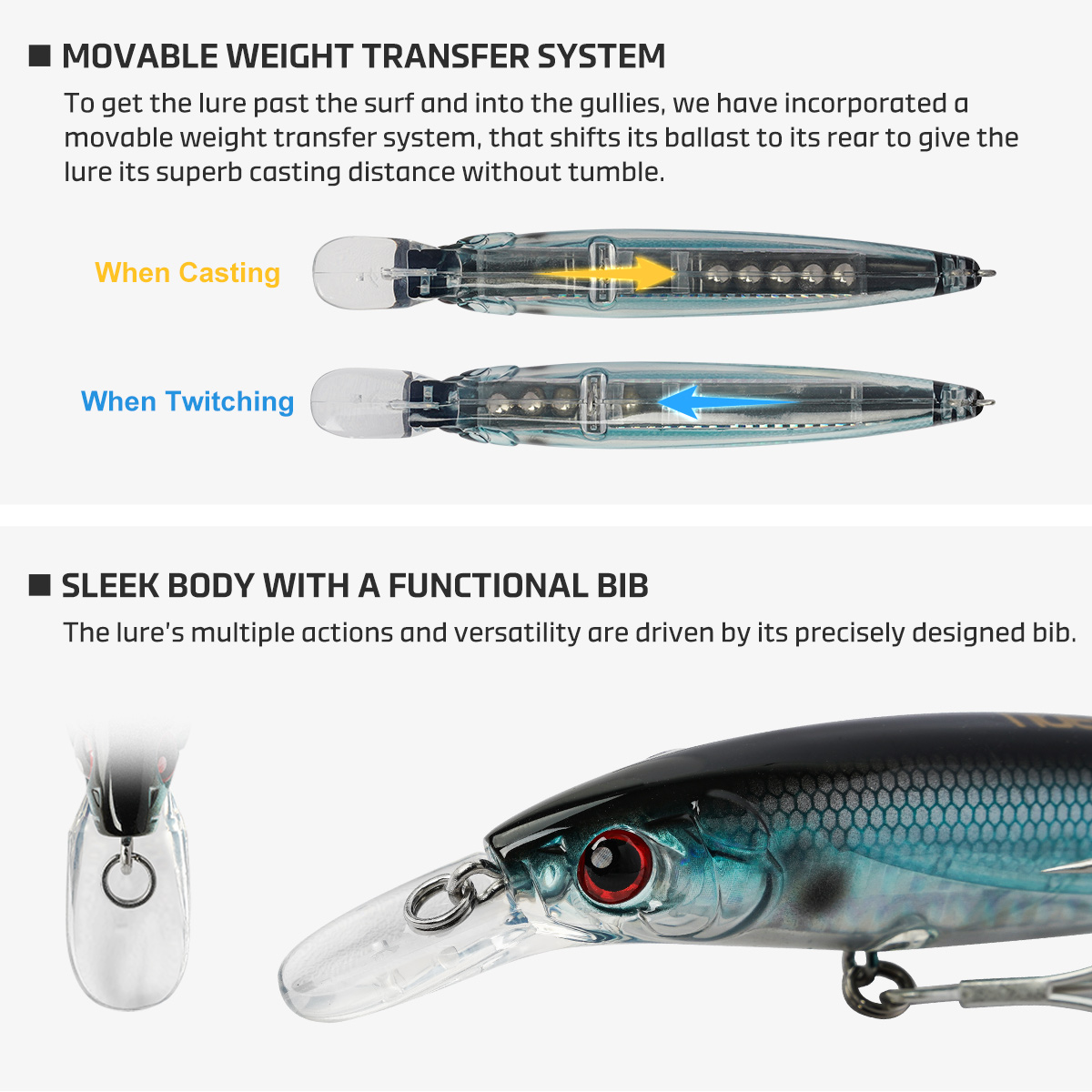 Noeby 100mmm 14g 120mm 22g Jer - Fishing Lure Jerkbait recensie en prijs