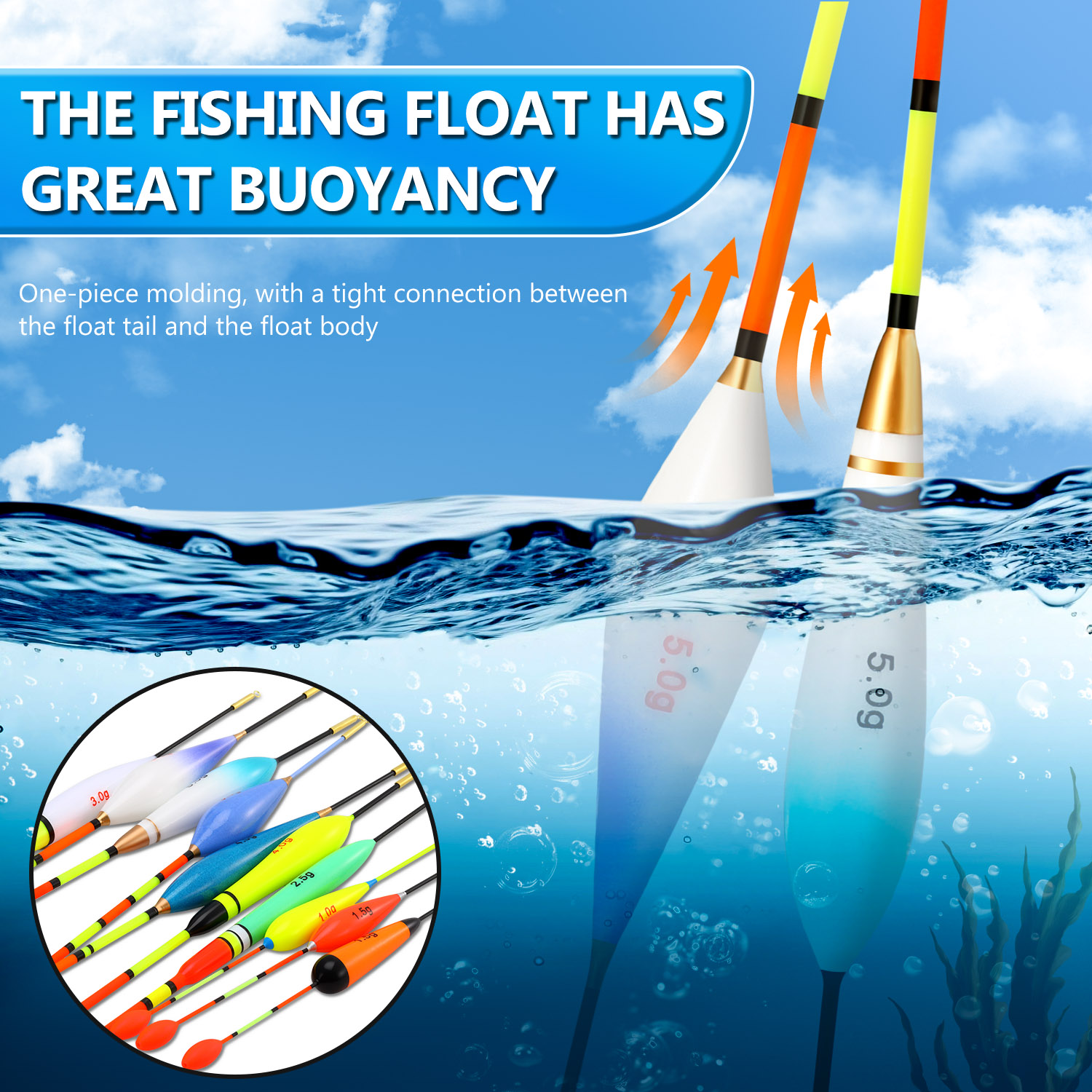 EVA Visserijvlotter Set 10 st  - Fishing Lure Topwater recensie en prijs